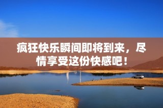 疯狂快乐瞬间即将到来，尽情享受这份快感吧！
