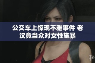 公交车上惊现不雅事件 老汉竟当众对女性施暴