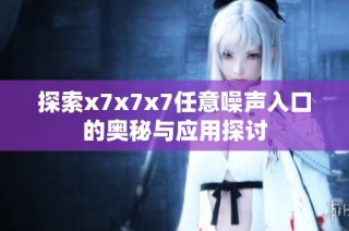 探索x7x7x7任意噪声入口的奥秘与应用探讨