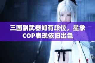 三国副武器如有段位，星象COP表现依旧出色