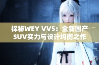 探秘WEY VV5：全新国产SUV实力与设计均衡之作