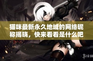 猫咪最新永久地域的网络昵称揭晓，快来看看是什么吧