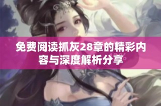 免费阅读抓灰28章的精彩内容与深度解析分享