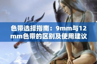 色带选择指南：9mm与12mm色带的区别及使用建议