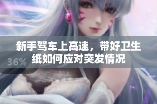 新手驾车上高速，带好卫生纸如何应对突发情况