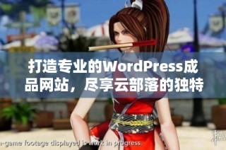 打造专业的WordPress成品网站，尽享云部落的独特优势与服务