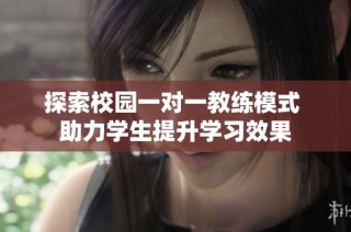 探索校园一对一教练模式 助力学生提升学习效果