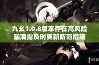 九幺1.0.8版本存在高风险漏洞需及时更新防范措施