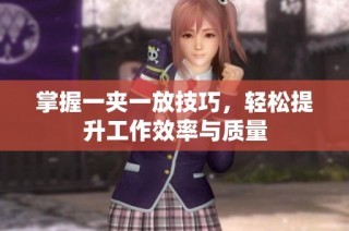 掌握一夹一放技巧，轻松提升工作效率与质量
