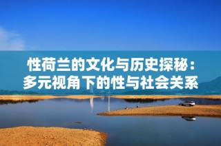 性荷兰的文化与历史探秘：多元视角下的性与社会关系