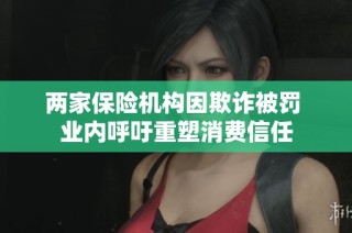 两家保险机构因欺诈被罚 业内呼吁重塑消费信任