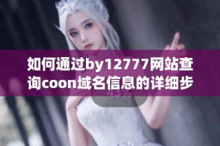 如何通过by12777网站查询coon域名信息的详细步骤