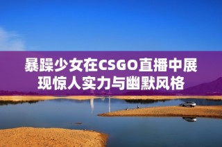 暴躁少女在CSGO直播中展现惊人实力与幽默风格