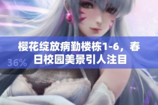 樱花绽放病勤楼栋1-6，春日校园美景引人注目