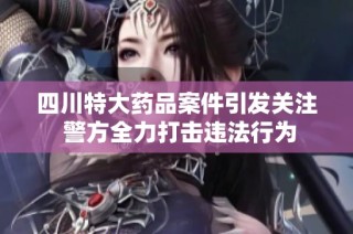 四川特大药品案件引发关注 警方全力打击违法行为