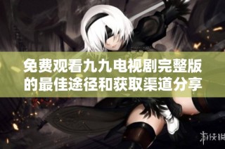 免费观看九九电视剧完整版的最佳途径和获取渠道分享