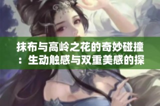 抹布与高岭之花的奇妙碰撞：生动触感与双重美感的探索