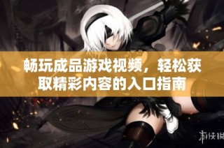 畅玩成品游戏视频，轻松获取精彩内容的入口指南