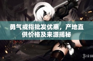 勇气戒指批发优惠，产地直供价格及来源揭秘