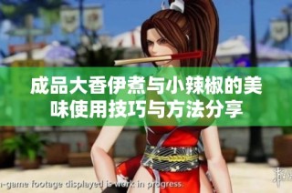 成品大香伊煮与小辣椒的美味使用技巧与方法分享