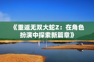 《重返无双大蛇Z：在角色扮演中探索新篇章》