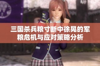 三国杀兵粮寸断中徐晃的军粮危机与应对策略分析