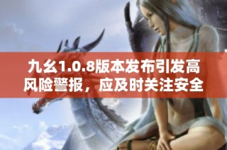 九幺1.0.8版本发布引发高风险警报，应及时关注安全问题
