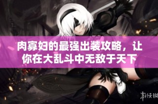 肉寡妇的最强出装攻略，让你在大乱斗中无敌于天下