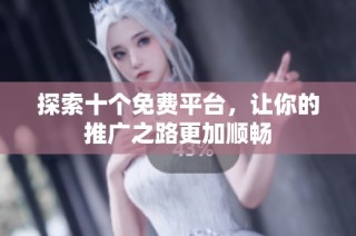 探索十个免费平台，让你的推广之路更加顺畅