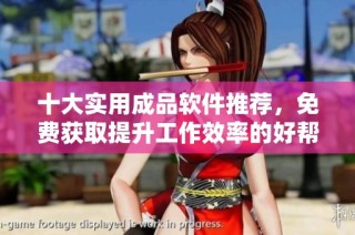 十大实用成品软件推荐，免费获取提升工作效率的好帮手