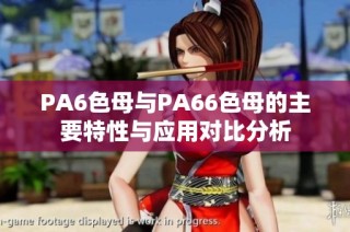 PA6色母与PA66色母的主要特性与应用对比分析