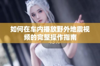 如何在车内播放野外地震视频的完整操作指南