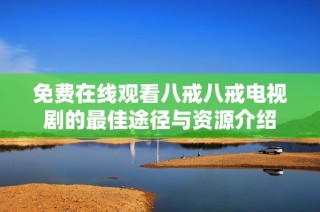 免费在线观看八戒八戒电视剧的最佳途径与资源介绍
