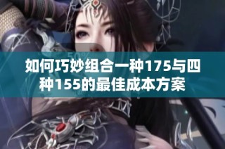 如何巧妙组合一种175与四种155的最佳成本方案