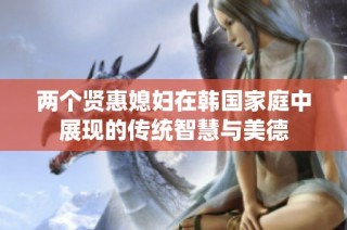两个贤惠媳妇在韩国家庭中展现的传统智慧与美德
