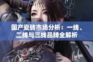 国产瓷砖市场分析：一线、二线与三线品牌全解析