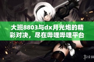 大班8803与dx月光炮的精彩对决，尽在哔哩哔哩平台！
