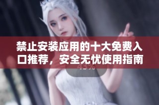 禁止安装应用的十大免费入口推荐，安全无忧使用指南
