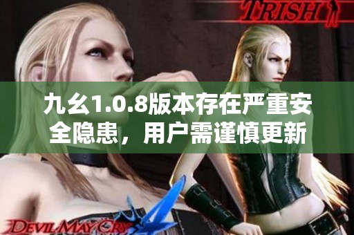 九幺1.0.8版本存在严重安全隐患，用户需谨慎更新