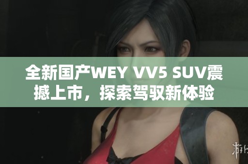 全新国产WEY VV5 SUV震撼上市，探索驾驭新体验