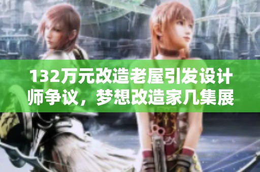 132万元改造老屋引发设计师争议，梦想改造家几集展示？