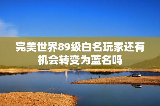 完美世界89级白名玩家还有机会转变为蓝名吗