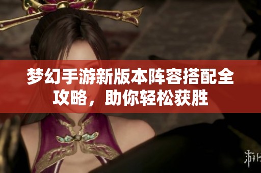 梦幻手游新版本阵容搭配全攻略，助你轻松获胜
