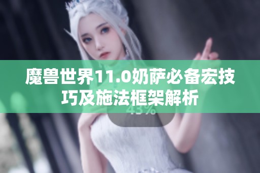 魔兽世界11.0奶萨必备宏技巧及施法框架解析