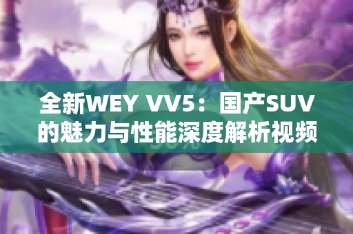 全新WEY VV5：国产SUV的魅力与性能深度解析视频