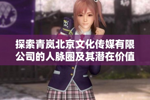 探索青岚北京文化传媒有限公司的人脉圈及其潜在价值分析