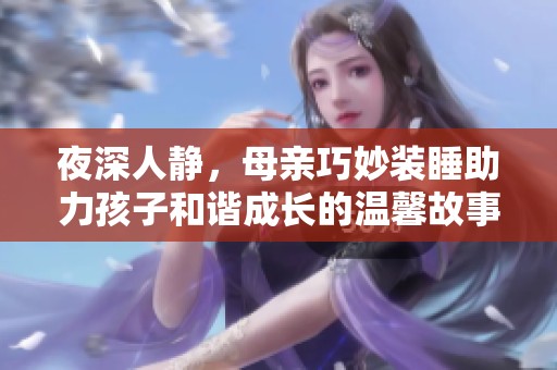 夜深人静，母亲巧妙装睡助力孩子和谐成长的温馨故事