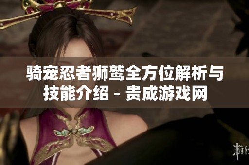 骑宠忍者狮鹫全方位解析与技能介绍 - 贵成游戏网