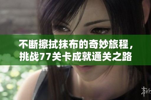 不断擦拭抹布的奇妙旅程，挑战77关卡成就通关之路