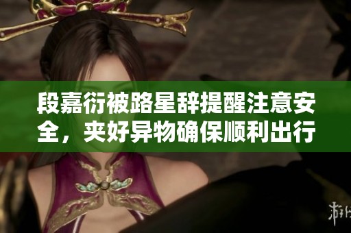 段嘉衍被路星辞提醒注意安全，夹好异物确保顺利出行